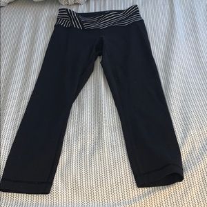Black Cropped Lululemon Leggings
